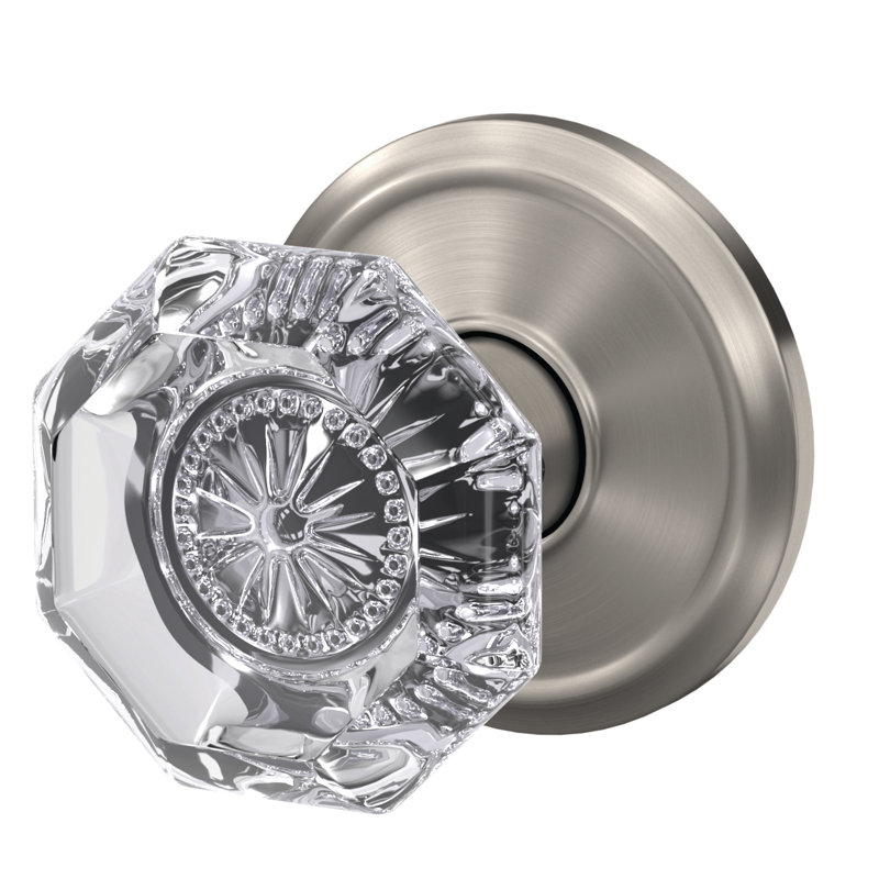 FC172ALX619ALD,622,716 Schlage Custom Alexandria NonTurning Glass Knob